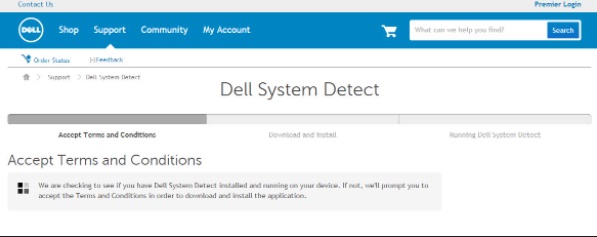 فحص نظام Dell